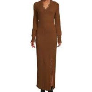 NWT Antonio Melani Cashmere Chesnut Linda Sweater Dress